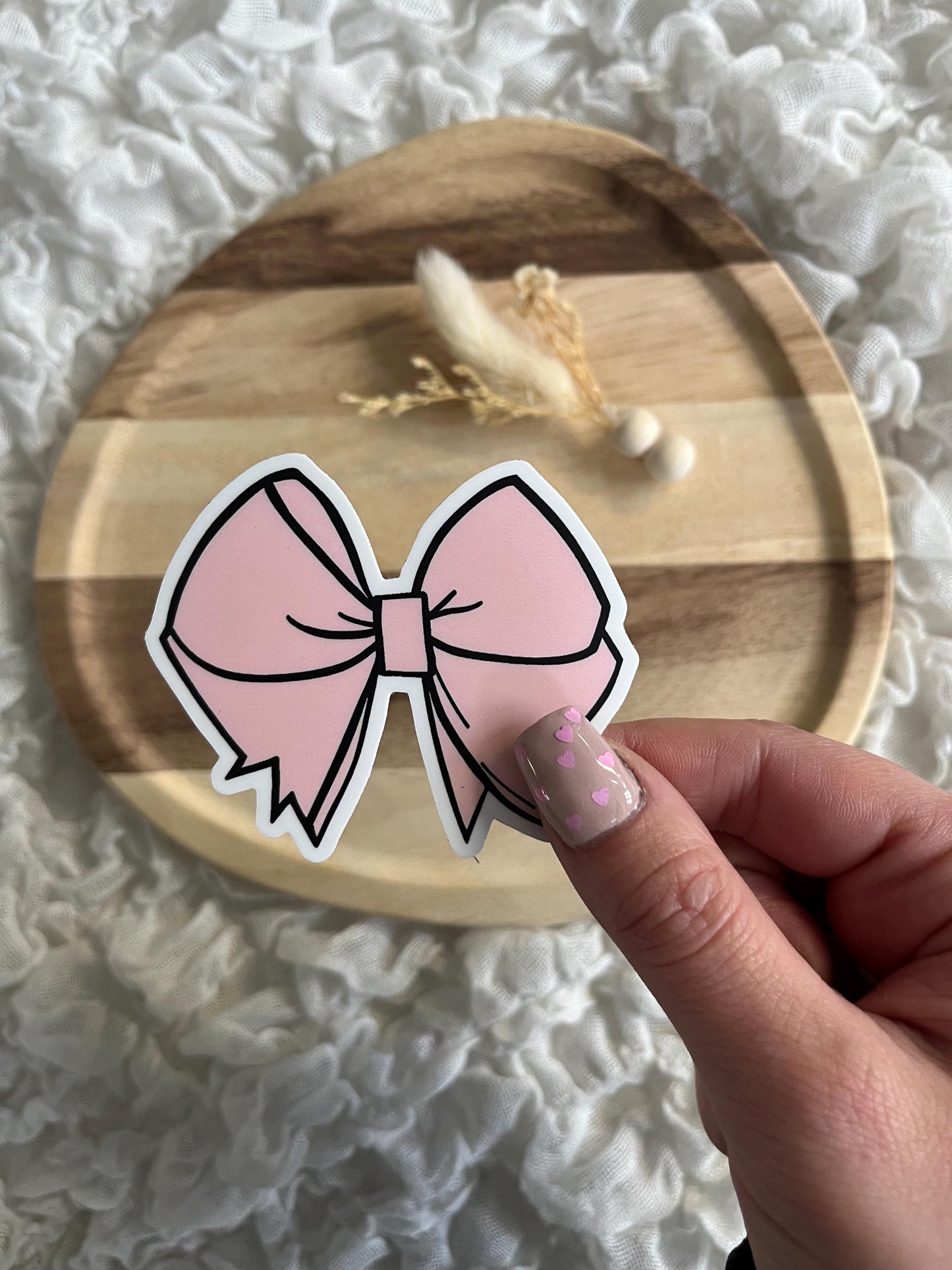Schleife Sticker - Snow Sticker - Rosa - Ballon - Hund - Aufkleber - Laptopsticker - Flaschensticker