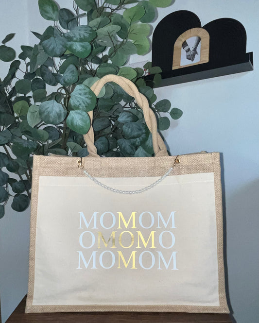 Einkaufstasche MOM mit stilvoller und eleganter Kette