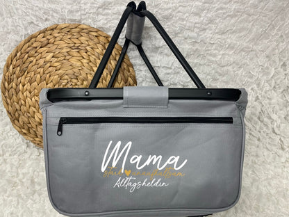 Shopper-Korb „Mama stark ❤️ unaufhaltsam. Alltagsheldin.“