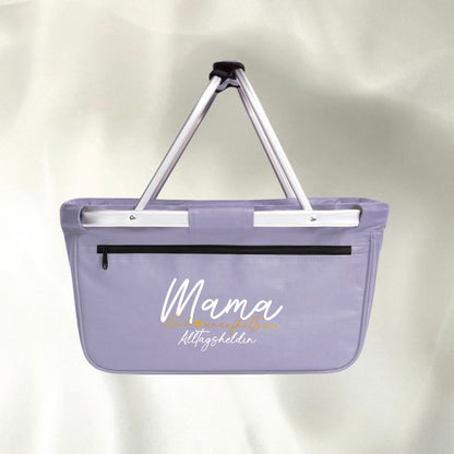 Shopper-Korb „Mama stark ❤️ unaufhaltsam. Alltagsheldin.“