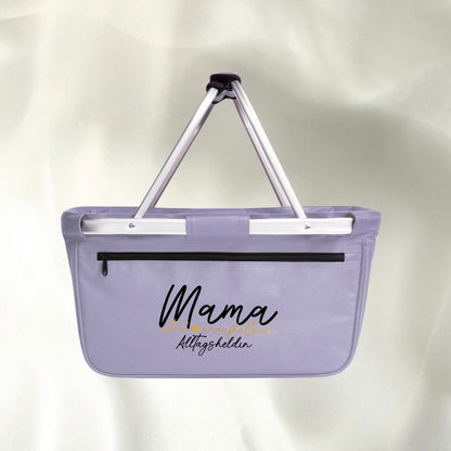 Shopper-Korb „Mama stark ❤️ unaufhaltsam. Alltagsheldin.“