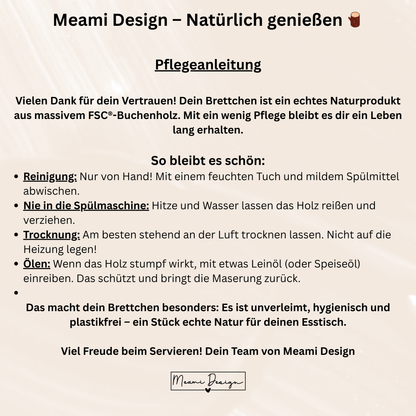 Premium Frühstücksbrettchen-Set aus massiver Buche – 10er Pack bis 100er Pack