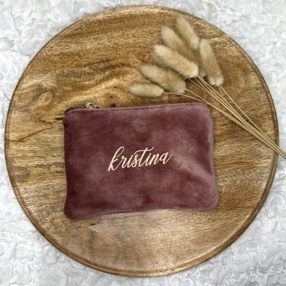 Kosmetiktasche aus Samt 17x12 cm