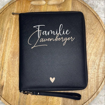 Familien-Organizer personalisiert Geschenk Organisation von Dokumenten & U-Heften