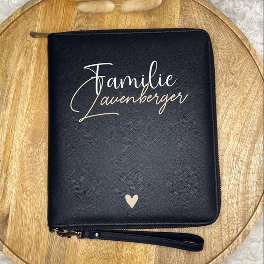 Familien-Organizer personalisiert Geschenk Organisation von Dokumenten & U-Heften