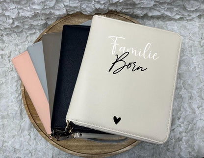 Familien-Organizer personalisiert Geschenk Organisation von Dokumenten & U-Heften