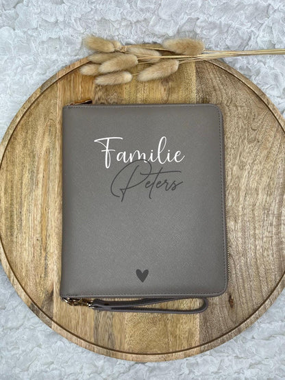 Familien-Organizer personalisiert Geschenk Organisation von Dokumenten & U-Heften