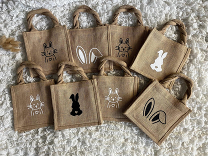 Ostertasche Geschenktasche Ostern aus Jute - Geschenk Ostern - Ostergeschenk - Mitbringsel Ostern - Easter - Frohe Ostern