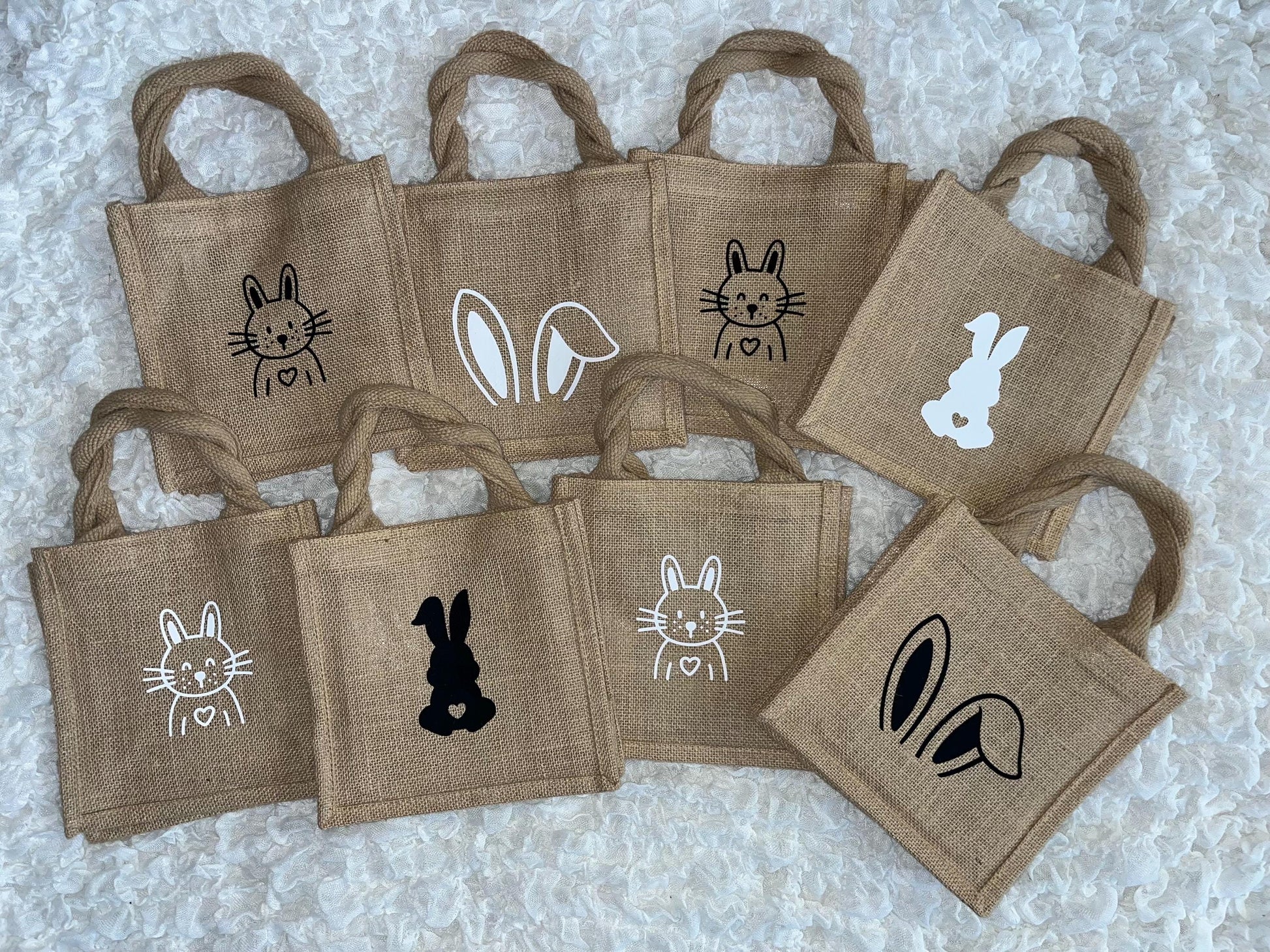 Ostertasche Geschenktasche Ostern aus Jute - Geschenk Ostern - Ostergeschenk - Mitbringsel Ostern - Easter - Frohe Ostern