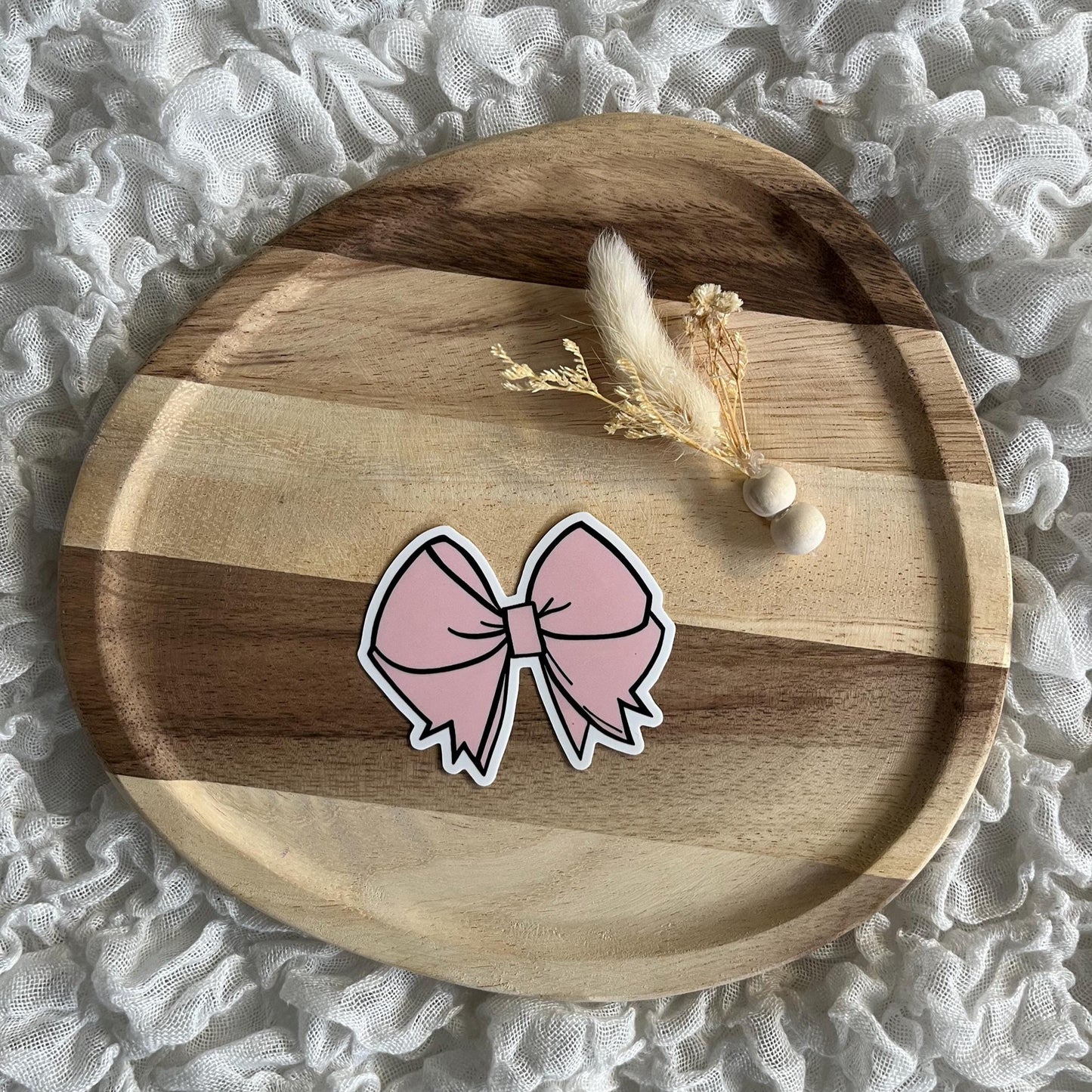 Schleife Sticker - Snow Sticker - Rosa - Ballon - Hund - Aufkleber - Laptopsticker - Flaschensticker