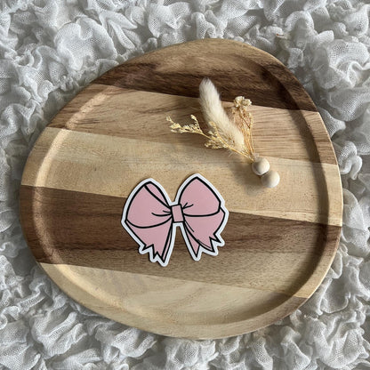 Schleife Sticker - Snow Sticker - Rosa - Ballon - Hund - Aufkleber - Laptopsticker - Flaschensticker