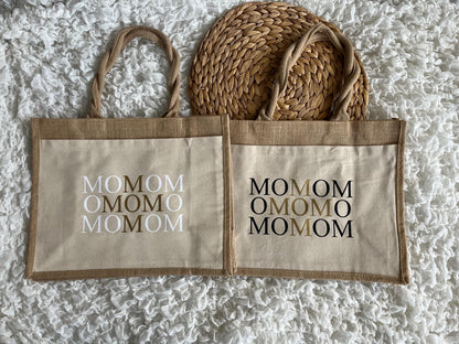 Einkaufstasche MOM - Mama Geschenk - Muttertag - Geschenk Muttertag - Valentinstag