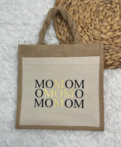 Einkaufstasche MOM+ - Mama Geschenk - Muttertag - Geschenk Muttertag - Valentinstag