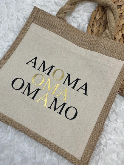 Einkaufstasche Oma - Oma Geschenk - Muttertag - Geschenk Muttertag - Valentinstag