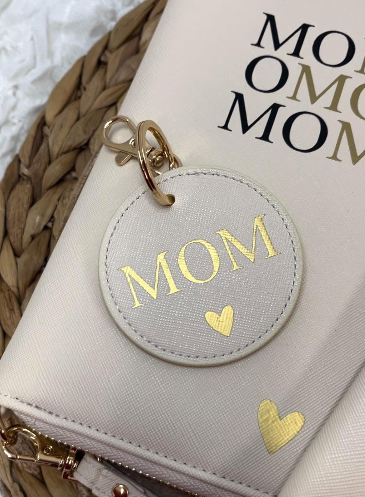 Schlüsselanhänger MOM - Mitbringsel - Hochzeit - Geburtstag - Muttertag - Valentinstag - Geschenk
