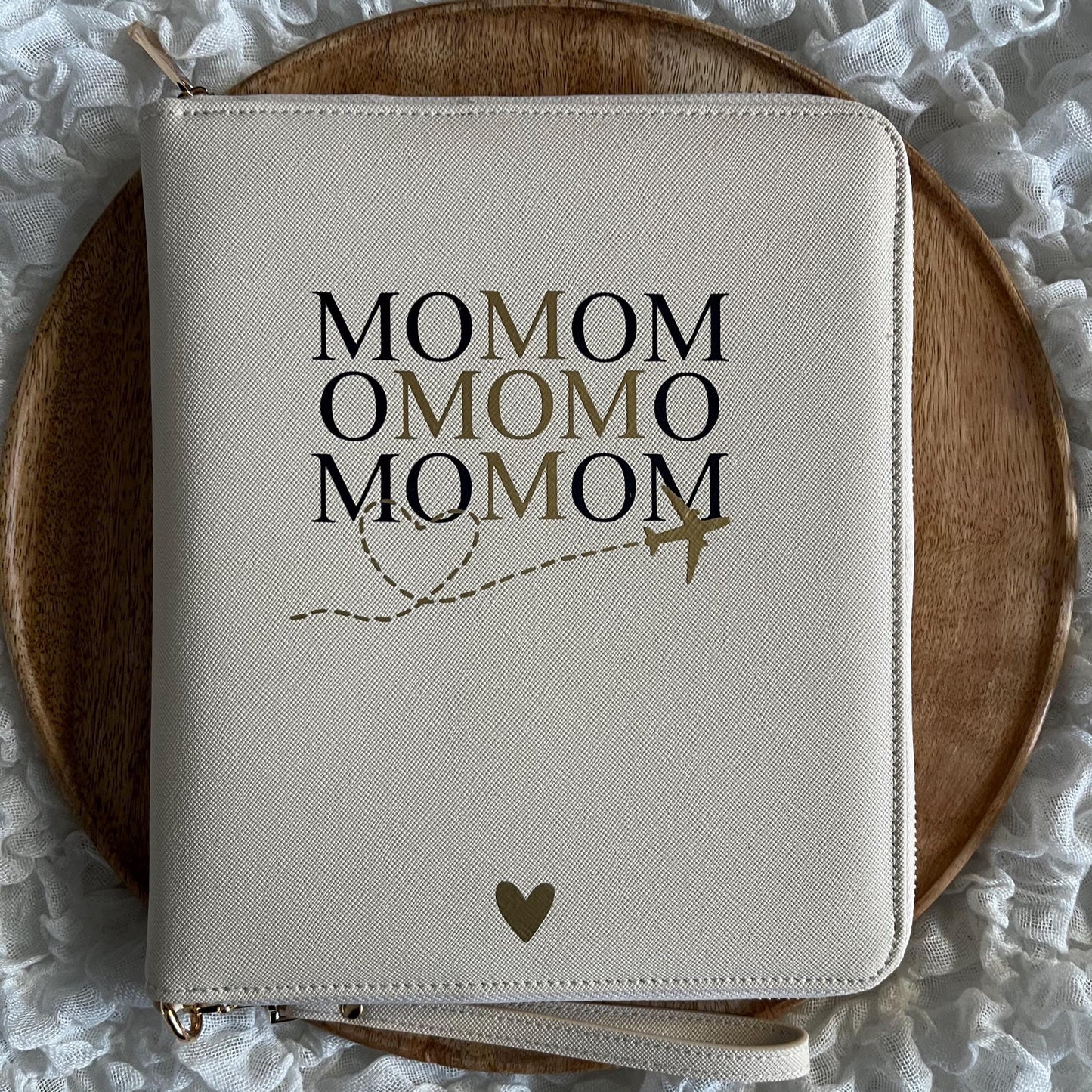 Travel-Mom-Organizer - Familien-Organizer - Travel Organizer - Geschenk Organisation von Dokumenten & U-Heften - Mama Unterlagen Organizer