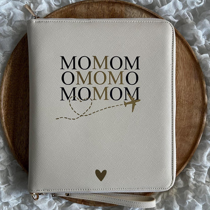 Travel-Mom-Organizer - Familien-Organizer - Travel Organizer - Geschenk Organisation von Dokumenten & U-Heften - Mama Unterlagen Organizer