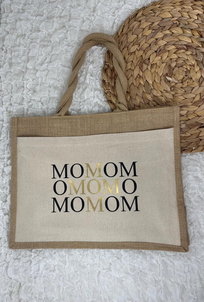 Einkaufstasche MOM - Mama Geschenk - Muttertag - Geschenk Muttertag - Valentinstag