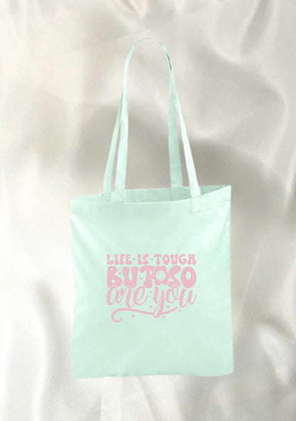 Mental Health Geschenk Mentale Gesundheit Mental Breakdown Geschenk Baumwolltragetasche Mama Freundin Schwere Zeit Life is tough