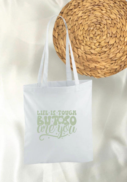 Mental Health Geschenk Mentale Gesundheit Mental Breakdown Geschenk Baumwolltragetasche Mama Freundin Schwere Zeit Life is tough