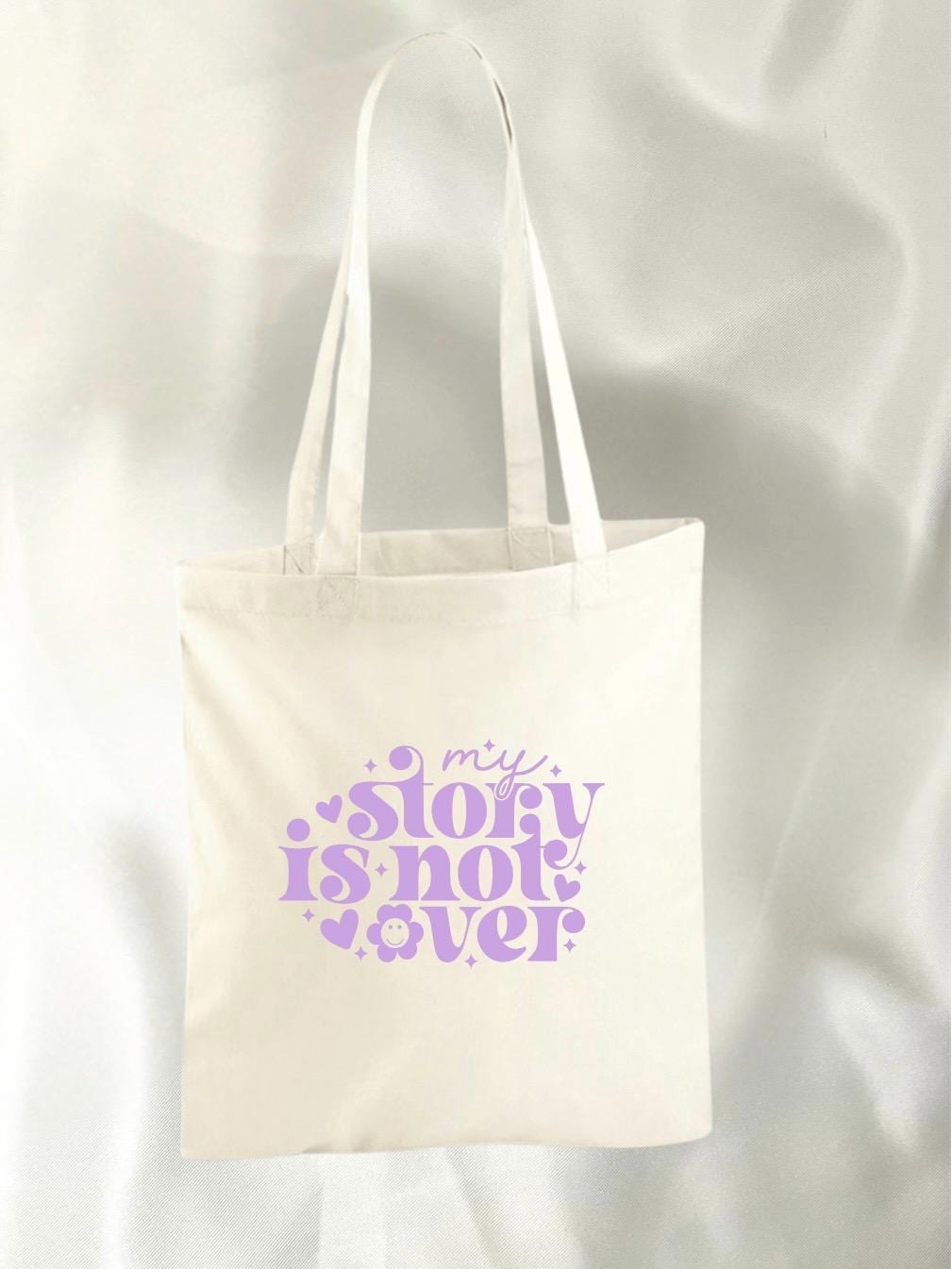 Mental Health Geschenk Mentale Gesundheit Mental Breakdown Geschenk Baumwolltragetasche Mama Freundin Schwere Zeit My Story is not over
