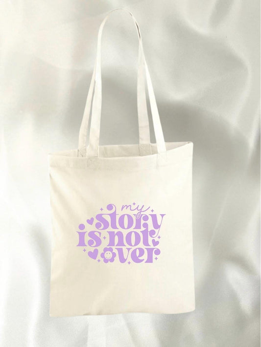 Mental Health Geschenk Mentale Gesundheit Mental Breakdown Geschenk Baumwolltragetasche Mama Freundin Schwere Zeit My Story is not over