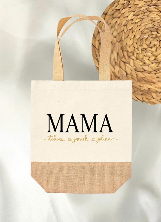 Mama Geschenk Muttertag Einkaufstasche Geschenk personalisiert Mama Mutter Geschenk für Sie Muttertagsgeschenk personalisiert Tasche für Mam