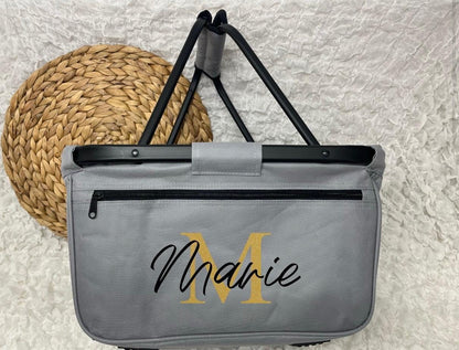 Personalisierter Einkaufskorb für eine Freundin Oma Mama Tante Opa Mom + Option mit Einleger zum Schutz