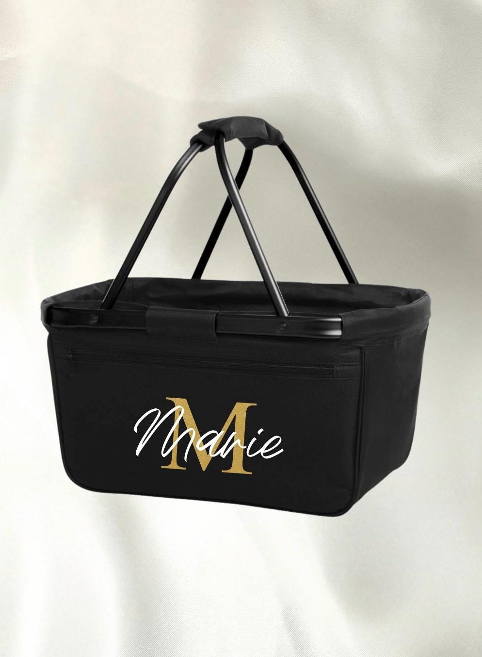 Personalisierter Einkaufskorb für eine Freundin Oma Mama Tante Opa Mom + Option mit Einleger zum Schutz