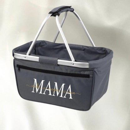 Geschenk Personalisierter Einkaufskorb für Oma Geschenk Mama Tante Opa Geschenk Papa Mom oder eine Freundin Geschenkidee