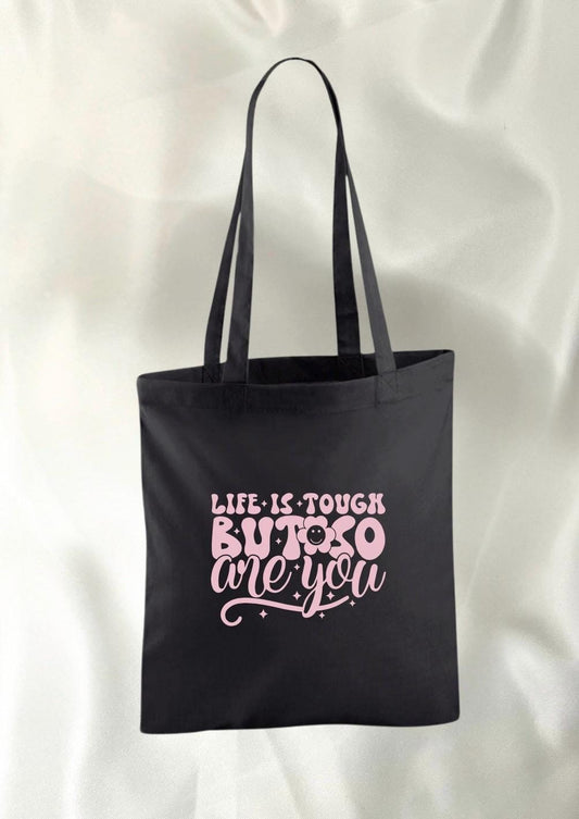 Mental Health Geschenk Mentale Gesundheit Mental Breakdown Geschenk Baumwolltragetasche Mama Freundin Schwere Zeit Life is tough