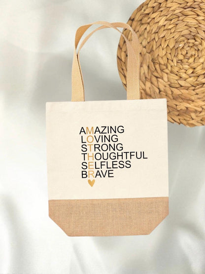Geschenk Einkaufstasche Jutetasche Muttertag Geschenkidee Mama Geschenk Mutter Geburtstag Geburt Geschenk für beste Mama Tasche Tragetasche