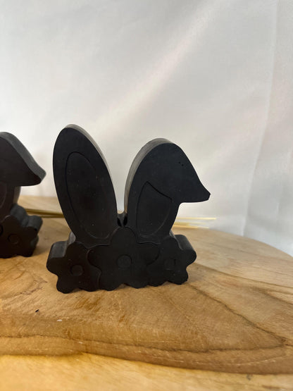 Osterhasenohren mit Blumenkranz Raysin Schwarz Hasenohren Osterdeko Geschenk Raysin Osterdeko Hase Ostergeschenk
