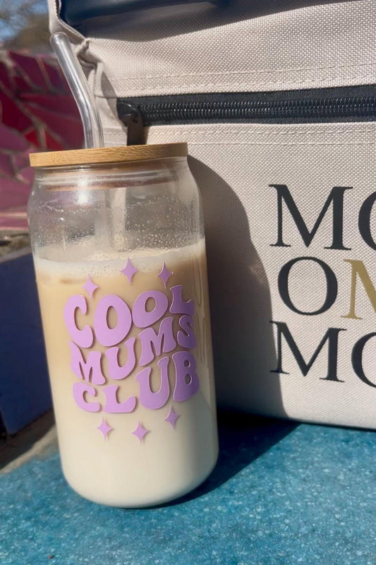 Tumbler Accessoires Tumbler Personalisiert Mum Tumbler Mama Glas Geschenk Glas 20oz Trinkglas mit Strohhalm Geschenk für Sie Bambusdeckel