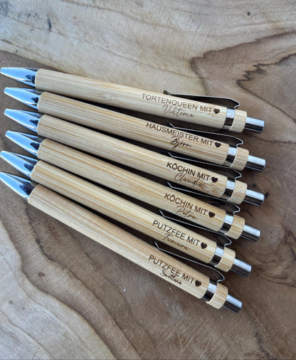 Kugelschreiber personalisiert für sie Geschenk für Erzieher Geschenk für Lehrer Geschenk personalisiert Dankeschön Lehrer mit Herz Erzieher