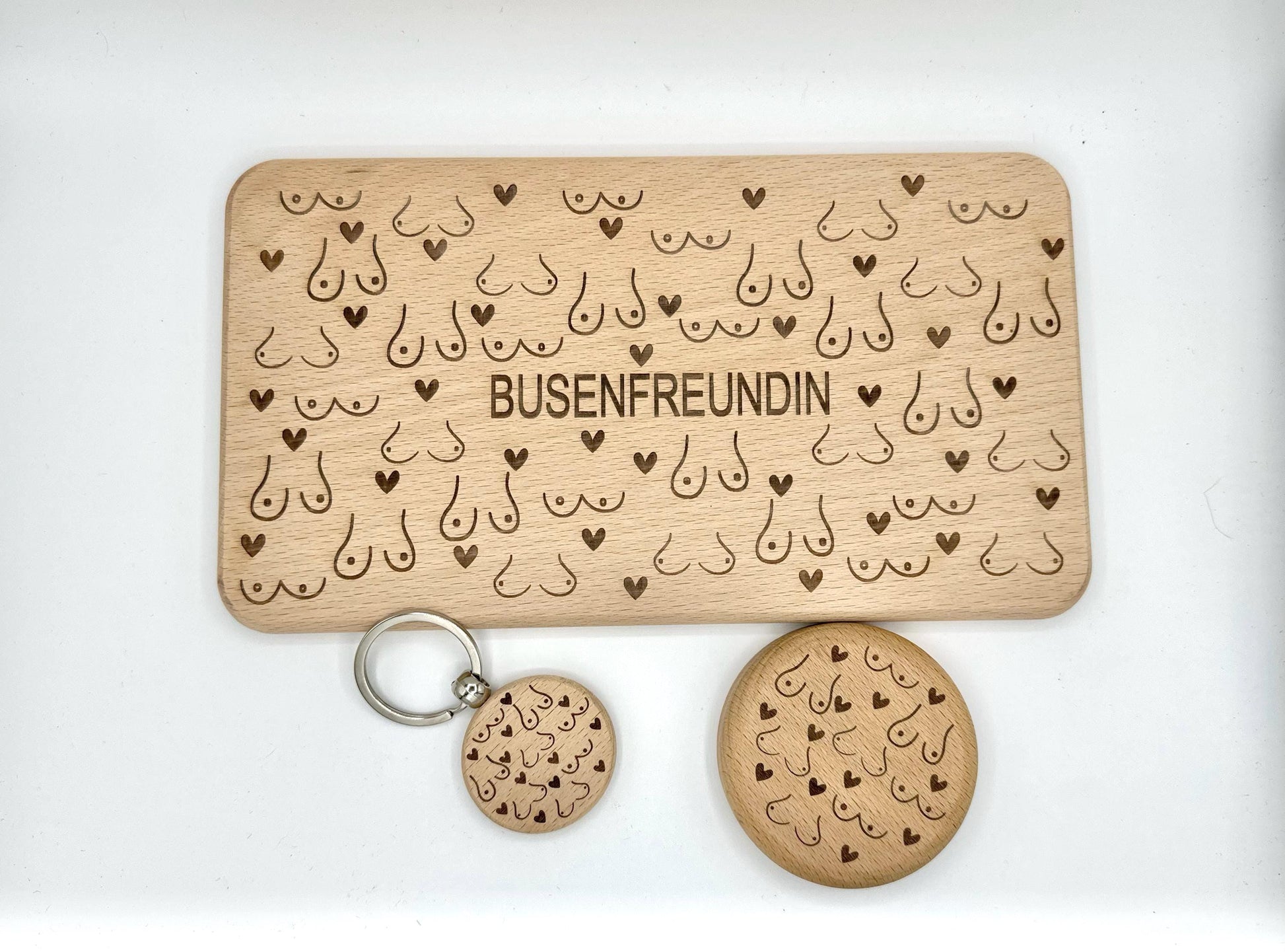 Busenfreundin Geschenk – Kühlschrankmagnet mit Flaschenöffner personalisiert – Lustiges JGA Geschenk für Frauen