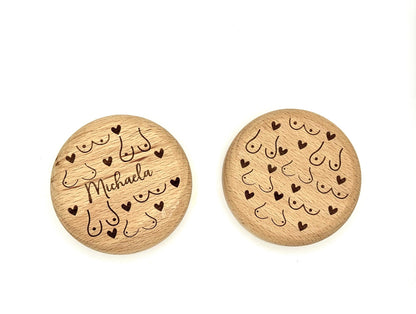 Busenfreundin Geschenk – Kühlschrankmagnet mit Flaschenöffner personalisiert – Lustiges JGA Geschenk für Frauen