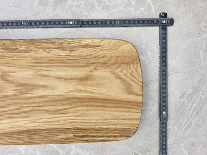 Großes Servierbrett aus Eiche 75cm Handgemachtes Schneidebrett Charcuterie Board Antipasti Brett Holz Servierbrett Geschenk Küche mit Gravur