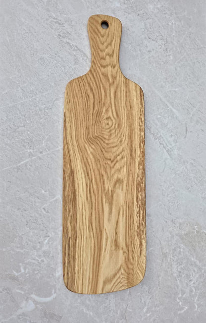 Großes Servierbrett aus Eiche 75cm Handgemachtes Schneidebrett Charcuterie Board Antipasti Brett Holz Servierbrett Geschenk Küche mit Gravur