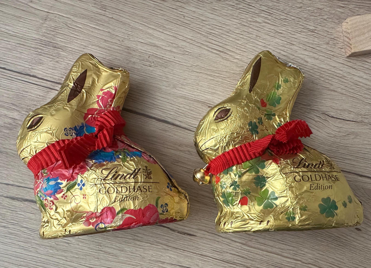 Ostertüte personalisiert mit Holz Anhänger & Lindt Hase – Cellophantütchen Ostern, Osterdekoration, Ostergeschenk Kinder