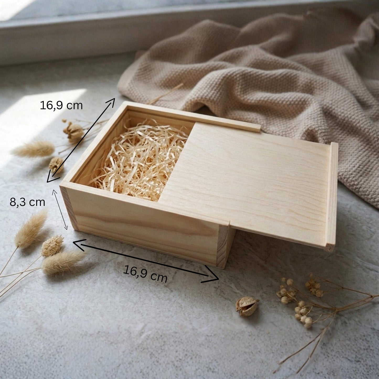 Personalisierte Hochzeitsbox aus Holz – Erinnerungskiste mit Gravur – Hochzeitsgeschenk für Brautpaar – Boho Wedding Keepsake Box