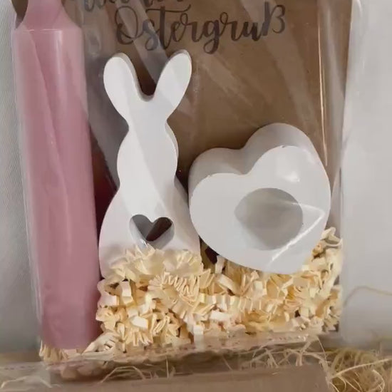 Ostergeschenk Set Hase Kerze Osterdeko Geschenk Raysin Osterdeko Ostergeschenk