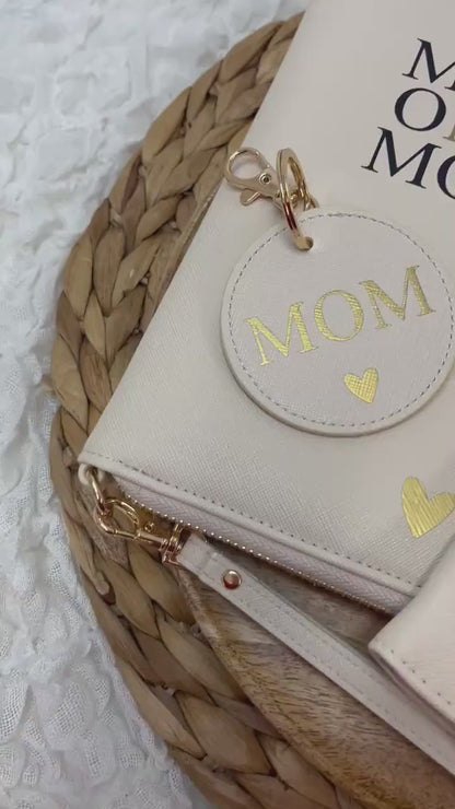 Schlüsselanhänger MOM - Mitbringsel - Hochzeit - Geburtstag - Muttertag - Valentinstag - Geschenk