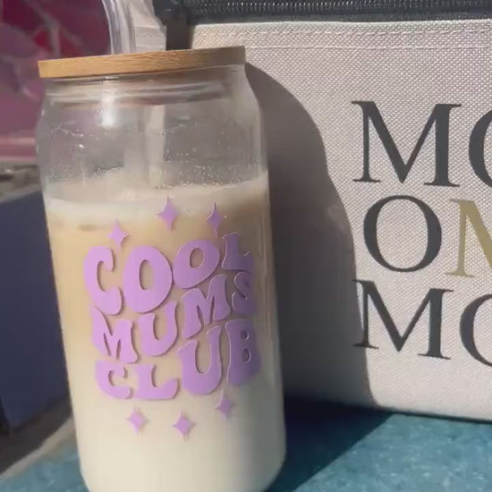 Tumbler Accessoires Tumbler Personalisiert Mum Tumbler Mama Glas Geschenk  Glas 20oz Trinkglas mit Strohhalm Geschenk für Sie Bambusdeckel