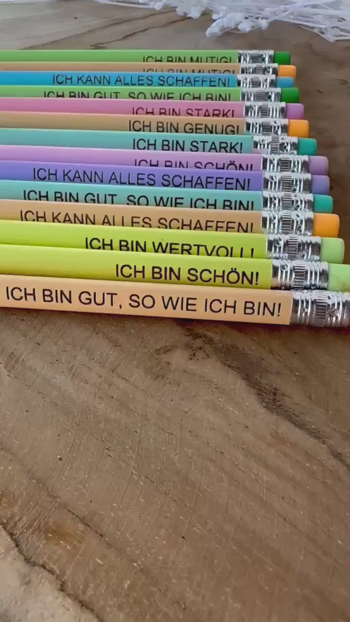Schultütenfüllung personalisiert Mutmacher Bleistift Einschulung Einschulung Geschenk Schulkind 2026 Geschenk Schulanfang Bleistift mit Name