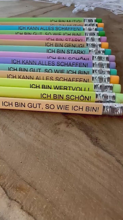 Schultütenfüllung personalisiert Mutmacher Bleistift Einschulung Einschulung Geschenk Schulkind 2026 Geschenk Schulanfang Bleistift mit Name