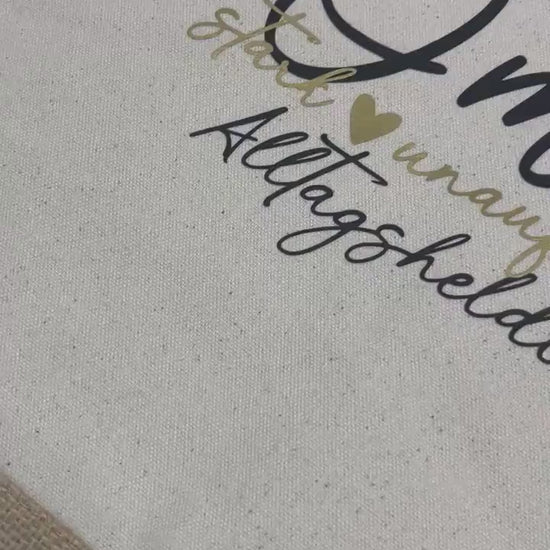 Einkaufstasche Jutetasche Mama - Alltagsheldin - Muttertag - Tasche
